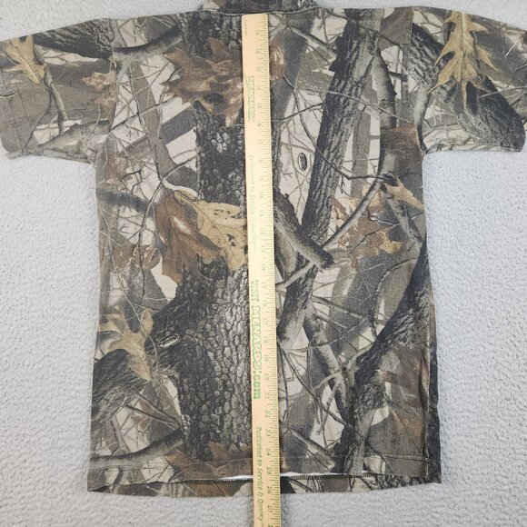 Vtg Jeff Gordon Shirt Mens Medium Dupont #24 Realtree Hardwoods Camo Hunt NASCAR - Picture 10 of 11